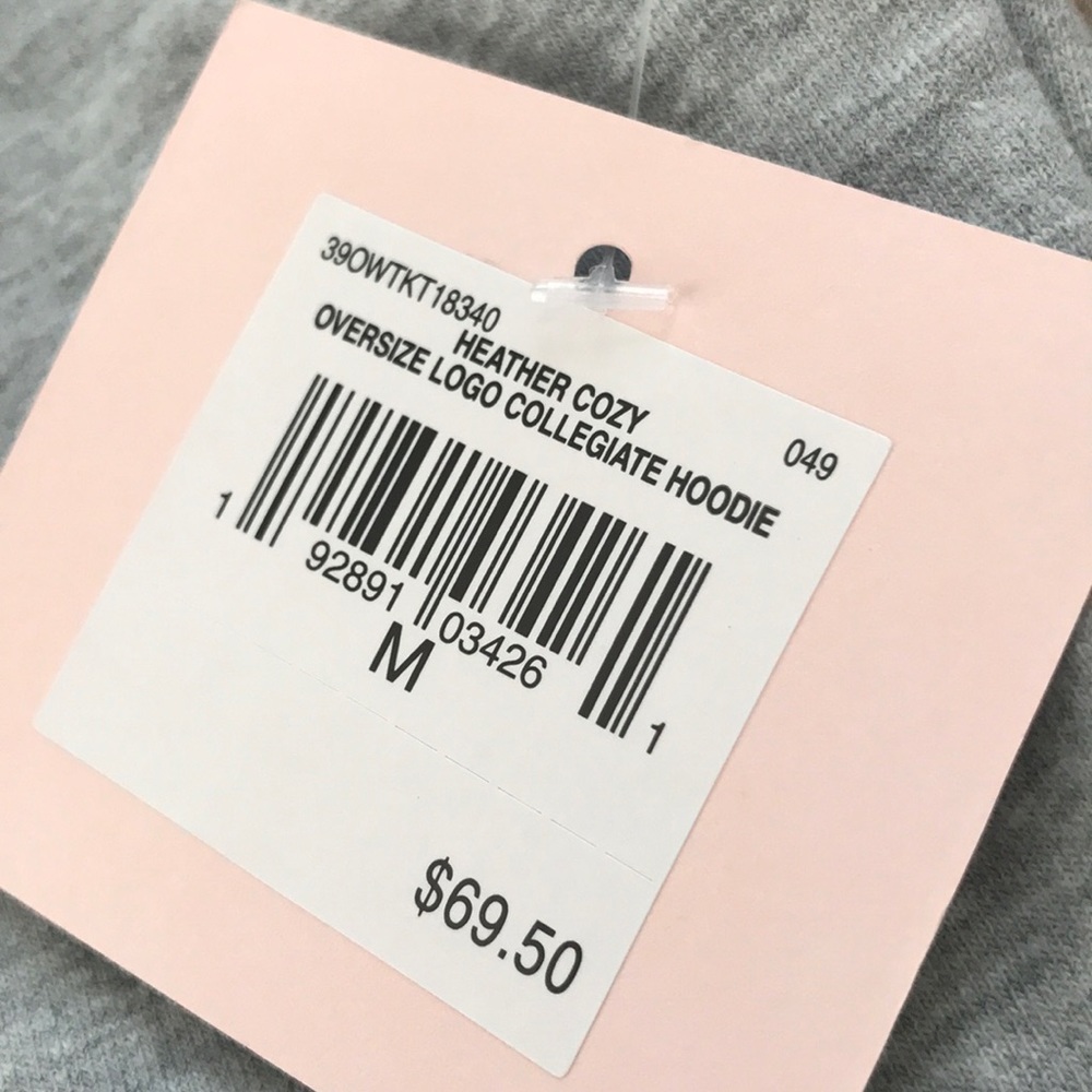 New Juicy Couture Heather Cozy Hoodie - Picture 3 of 6